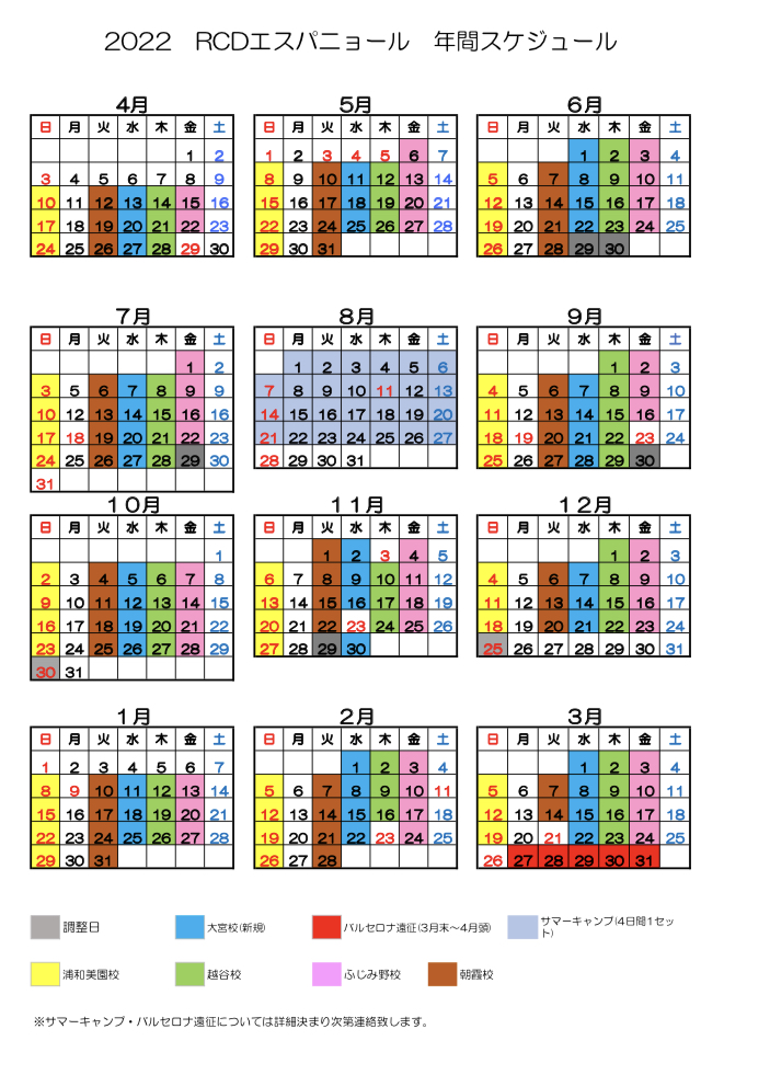 2022年度スタート！